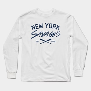 New York Savages - White Long Sleeve T-Shirt